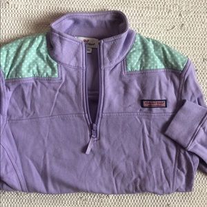 Vineyard Vines Shep Shirt purple and turquoise